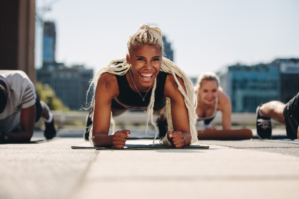 Fitness class taught by ISSA Fitness Certification India graduate